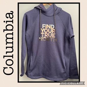 Columbia Find Your True North Navy Blue Hoodie Size S